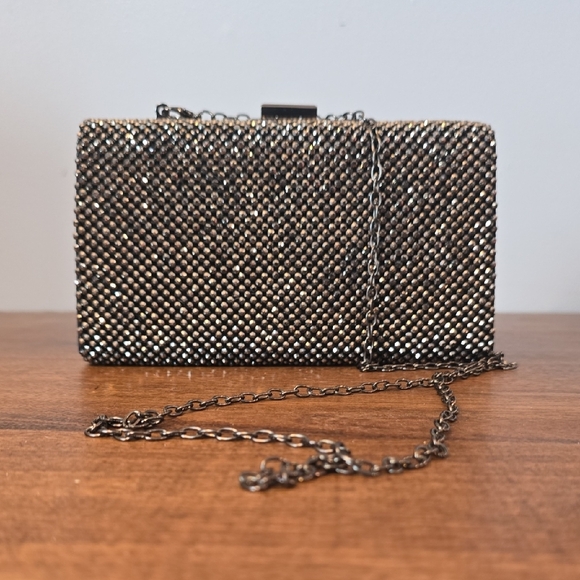 David's Bridal Rhinestone Pattern Clutch - Picture 4 of 4